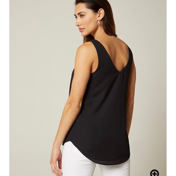 RW&Co Go-To’s Silky Crepe Wide-Strap Cami - Picture 2 of 3